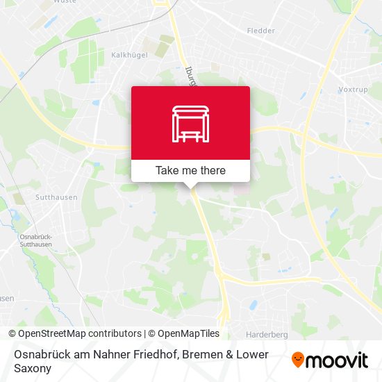 Osnabrück am Nahner Friedhof map