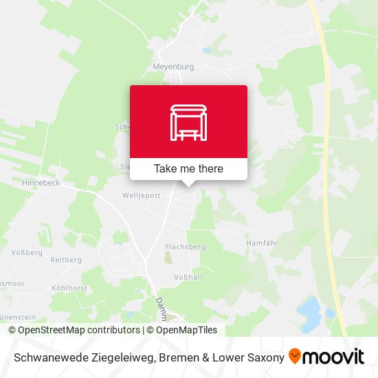 Schwanewede Ziegeleiweg map
