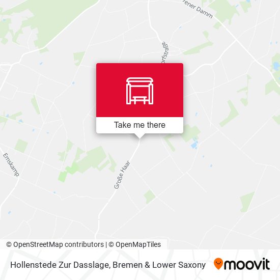 Hollenstede Zur Dasslage map