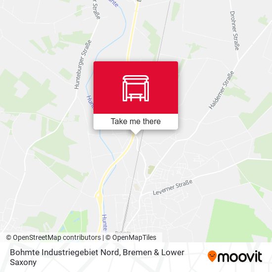 Bohmte Industriegebiet Nord map