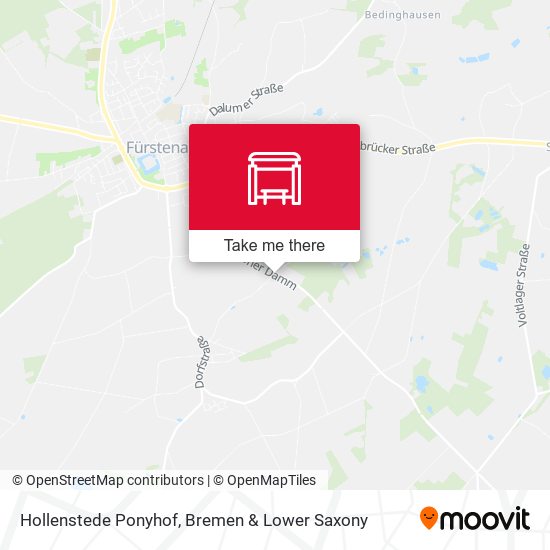 Hollenstede Ponyhof map