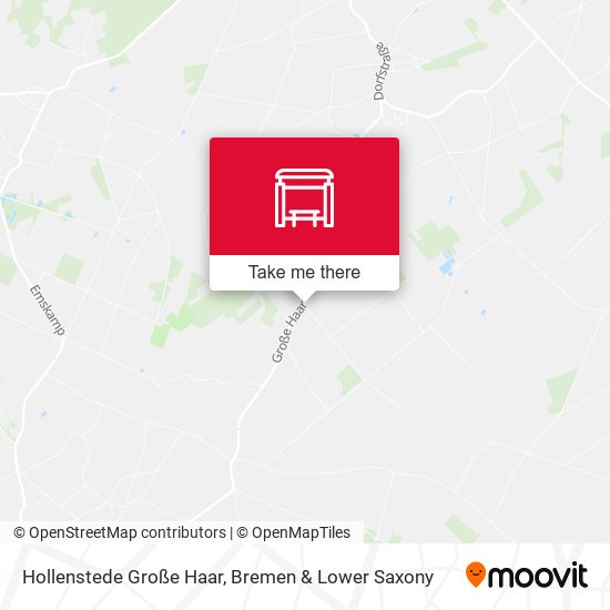 Hollenstede Große Haar map
