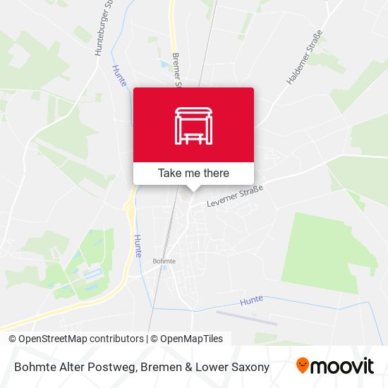 Bohmte Alter Postweg map