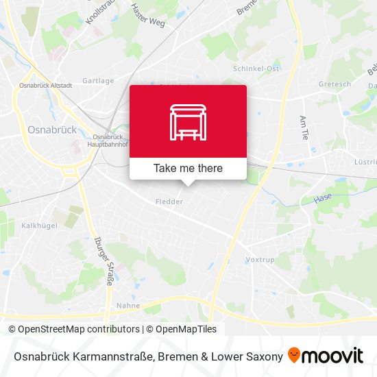 Osnabrück Karmannstraße map