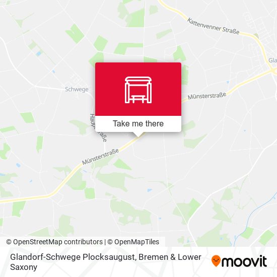 Glandorf-Schwege Plocksaugust map