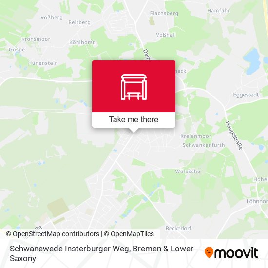 Schwanewede Insterburger Weg map
