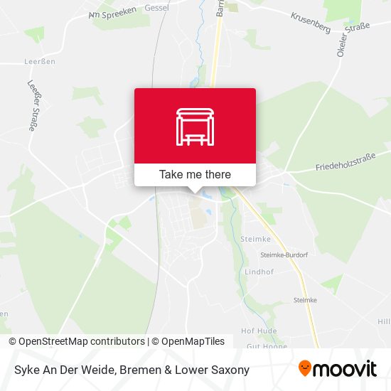 Syke An Der Weide map