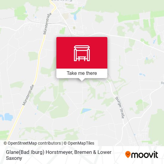 Glane(Bad Iburg) Horstmeyer map
