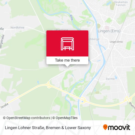 Lingen Lohner Straße map