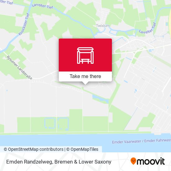 Emden Randzelweg map