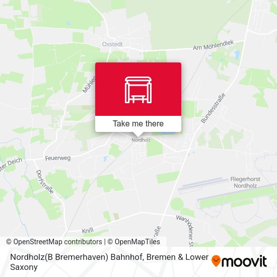 Nordholz(B Bremerhaven) Bahnhof map