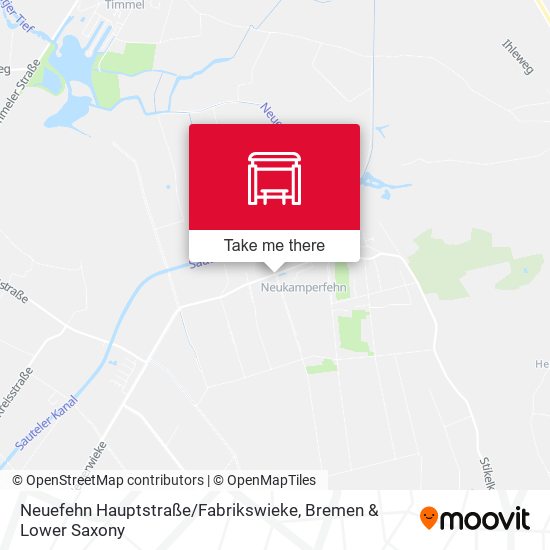 Neuefehn Hauptstraße / Fabrikswieke map