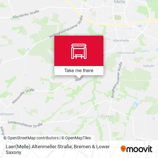 Laer(Melle) Altenmeller Straße map