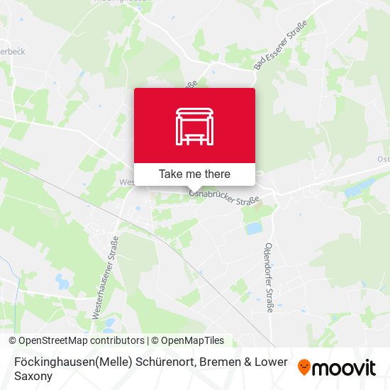 Föckinghausen(Melle) Schürenort map