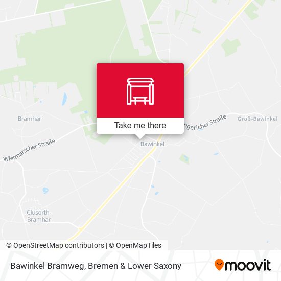 Bawinkel Bramweg map