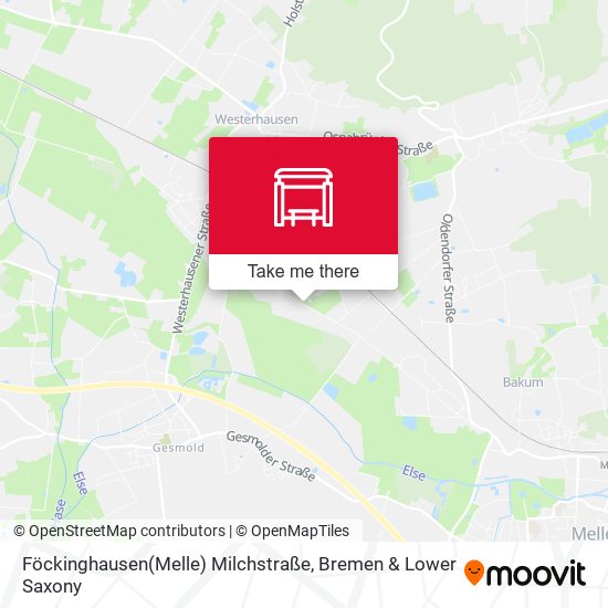 Föckinghausen(Melle) Milchstraße map