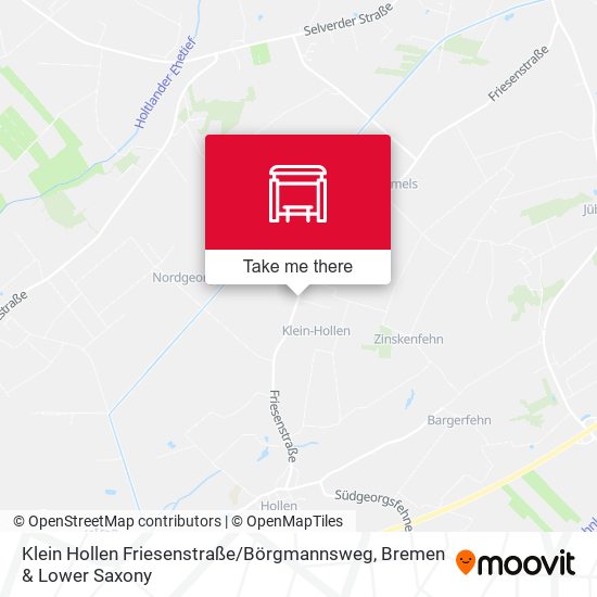 Klein Hollen Friesenstraße / Börgmannsweg map