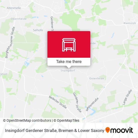 Insingdorf Gerdener Straße map