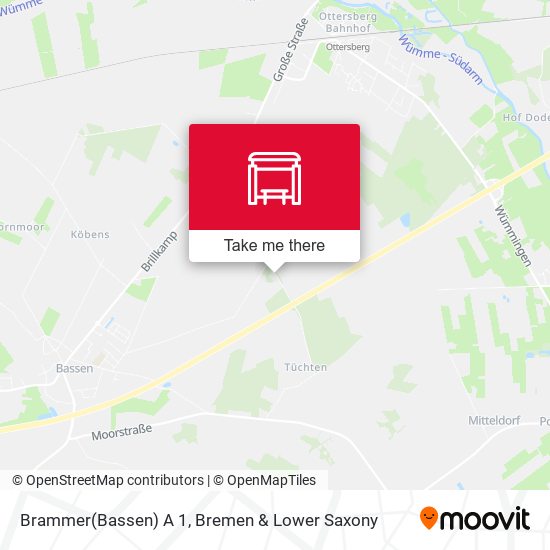 Brammer(Bassen) A 1 map