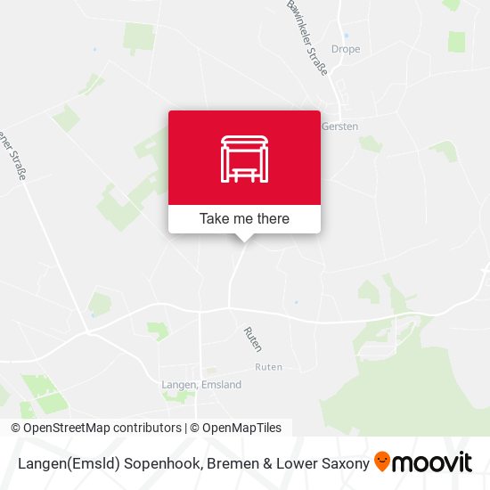 Langen(Emsld) Sopenhook map