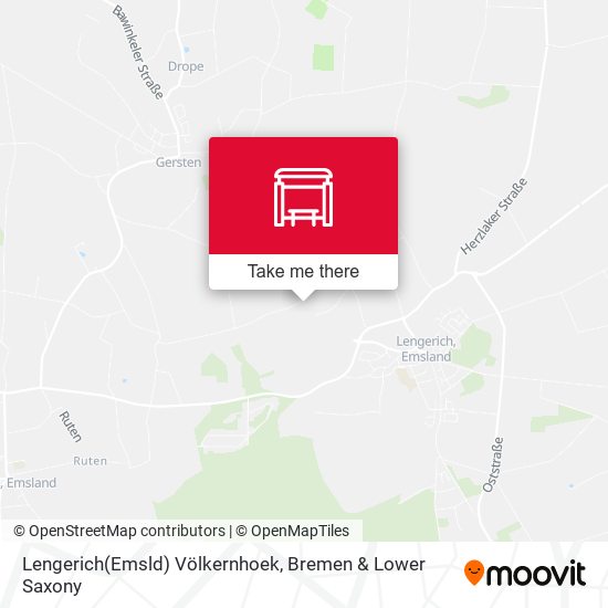 Lengerich(Emsld) Völkernhoek map