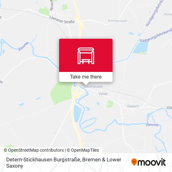 Detern-Stickhausen Burgstraße map