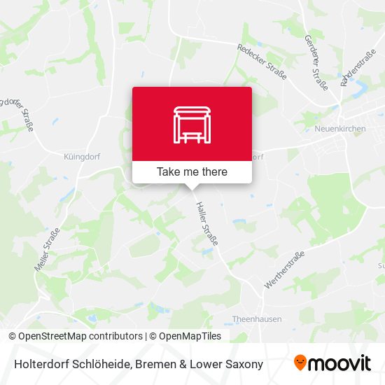 Holterdorf Schlöheide map