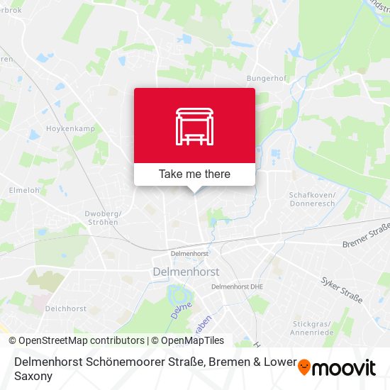 Delmenhorst Schönemoorer Straße map