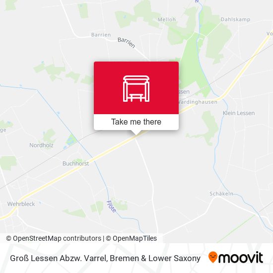 Groß Lessen Abzw. Varrel map