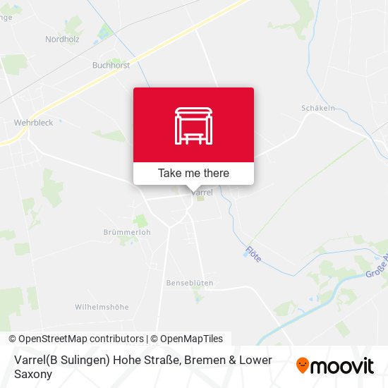 Varrel(B Sulingen) Hohe Straße map