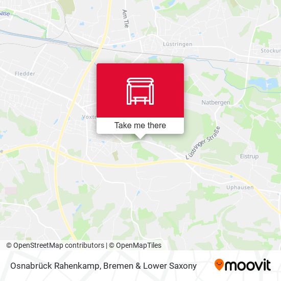 Osnabrück Rahenkamp map