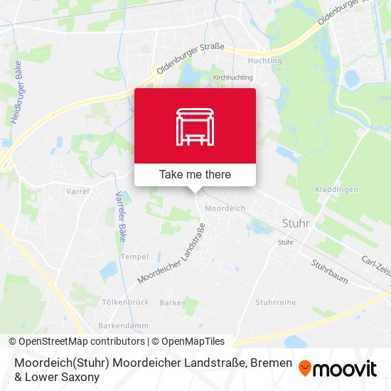Moordeich(Stuhr) Moordeicher Landstraße map