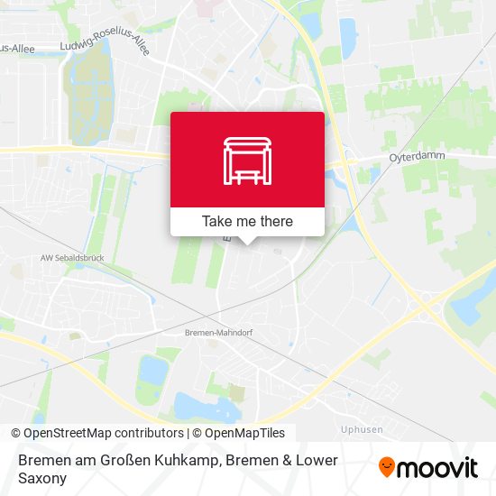 Bremen am Großen Kuhkamp map