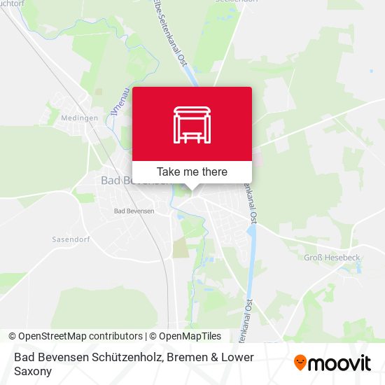 Bad Bevensen Schützenholz map