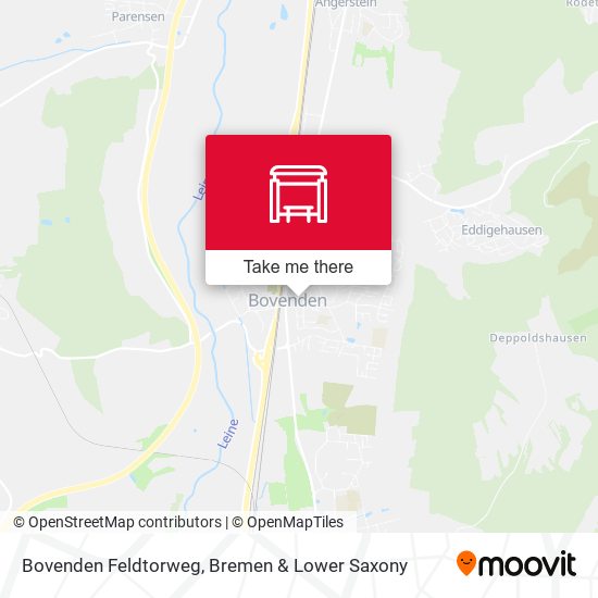Bovenden Feldtorweg map