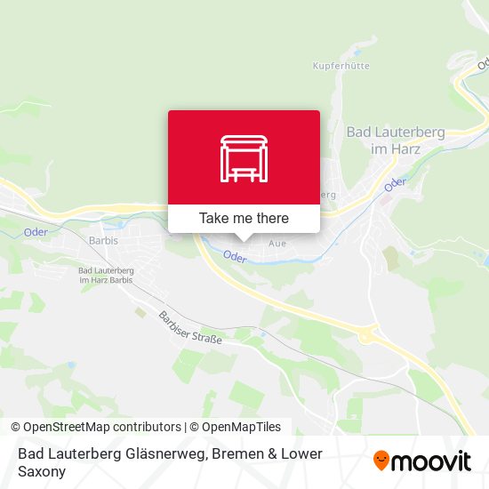 Bad Lauterberg Gläsnerweg map
