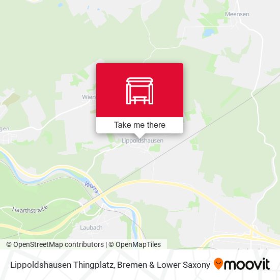 Lippoldshausen Thingplatz map
