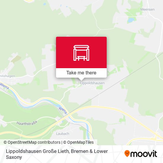 Lippoldshausen Große Lieth map