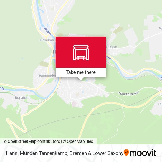 Hann. Münden Tannenkamp map