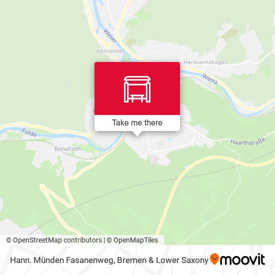 Hann. Münden Fasanenweg map