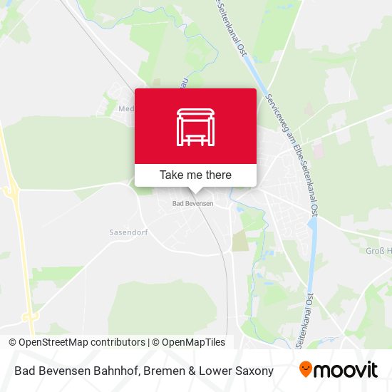 Bad Bevensen Bahnhof map