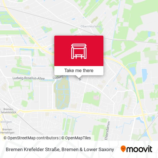 Bremen Krefelder Straße map