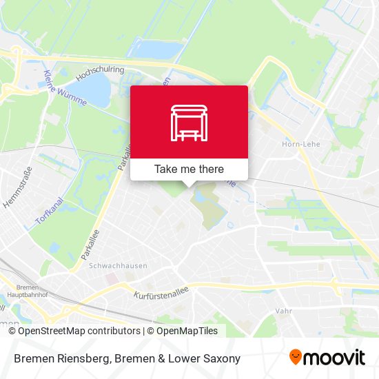 Bremen Riensberg map