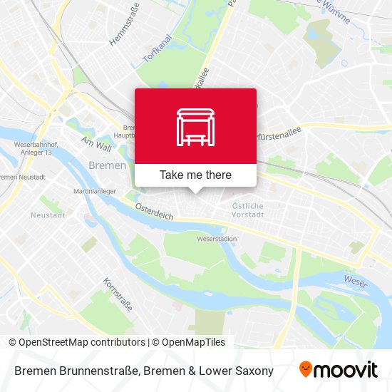 Bremen Brunnenstraße map