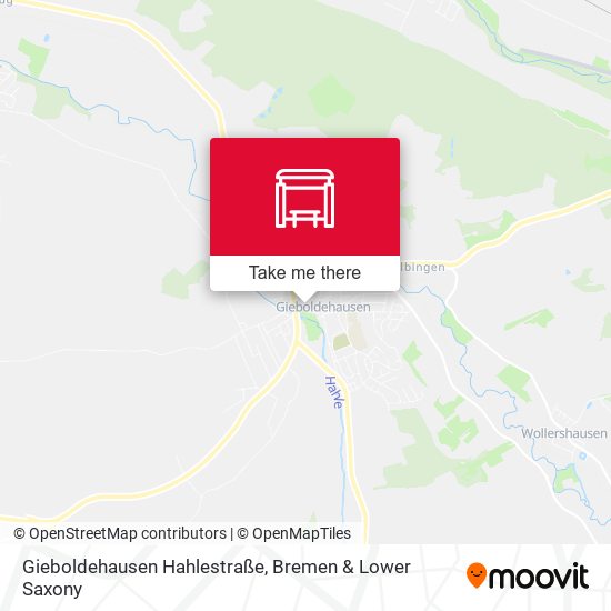 Gieboldehausen Hahlestraße map