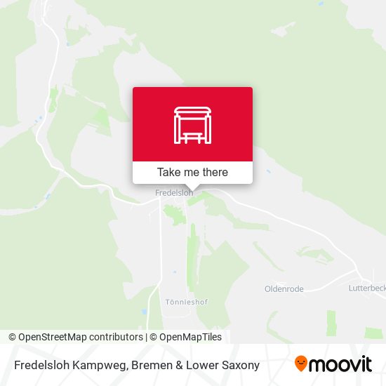 Fredelsloh Kampweg map
