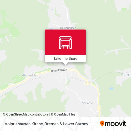 Volpriehausen Kirche map