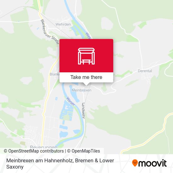 Meinbrexen am Hahnenholz map