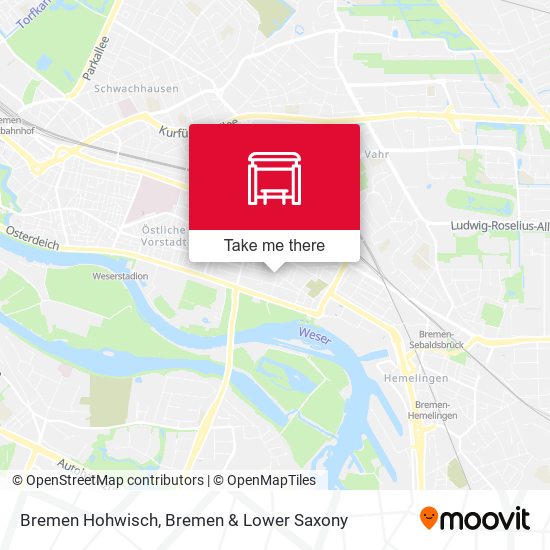 Bremen Hohwisch map