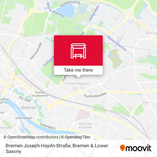 Bremen Joseph-Haydn-Straße map
